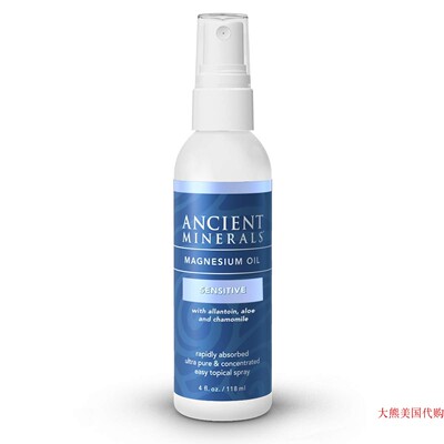 Ancient Minerals Magnesium Oil Spray Sensitive, 118 ml