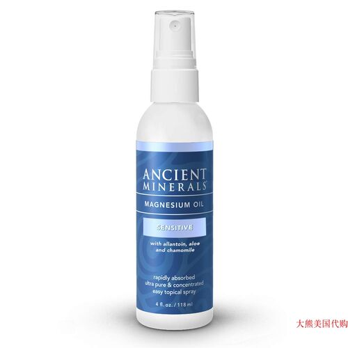Ancient Minerals Magnesium Oil Spray Sensitive, 118 ml