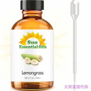 Lemongrass Essential Oil by Sun Organic, 118ml 柠檬草精油