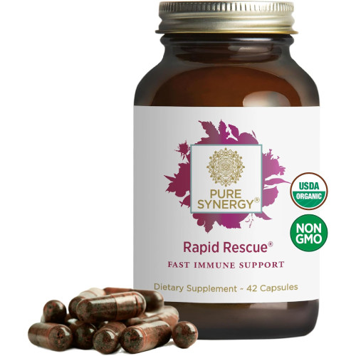 Pure Synergy Rapid Rescue, Fast Immune Support (42 Capsules)