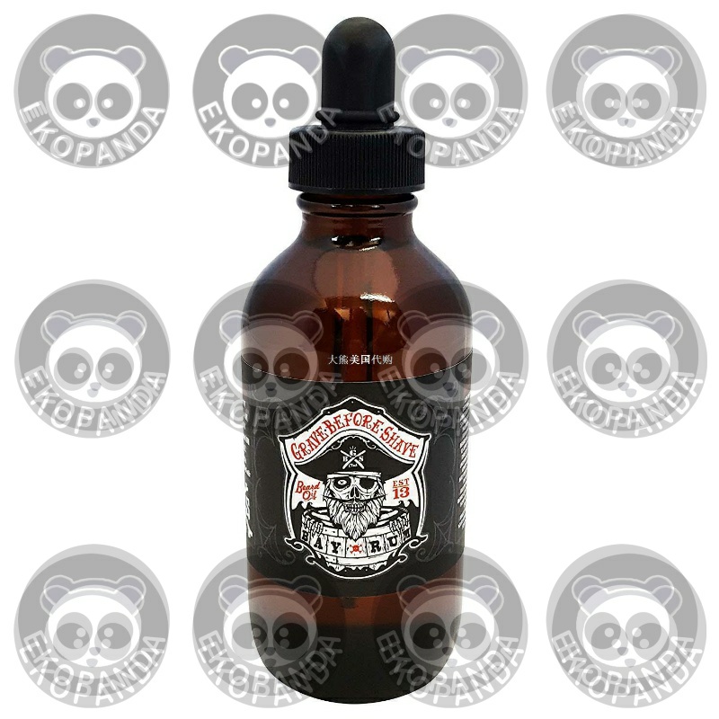 Beard Oil (Bay Rum Scent) 4 Oz. Bottle by Grave Before Shave