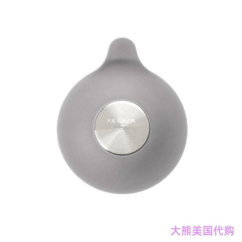 OXO Good Grips Silicone/Stainless Steel Tub Stopper, Grey