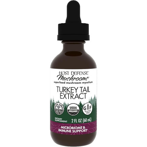 Host Defense Turkey Tail Extract for Immune Response, 2 oz