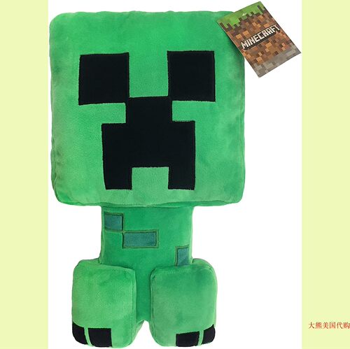 Jay Franco Minecraft Plush Stuffed Creeper Pillow Buddy