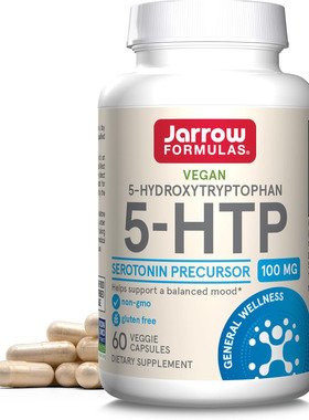 Jarrow Formulas 5-HTP, Supports Serotonin Synthesis