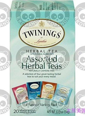 Twinings Herbal Tea, Assorted Herbal Teas, 120 Bagged Tea