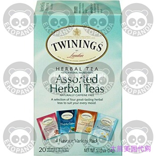 Twinings Herbal Tea, Assorted Herbal Teas, 120 Bagged Tea