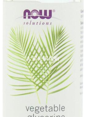 NOW Solutions Glycerine Vegetable, 16-Fluid Ounces 蔬菜甘油