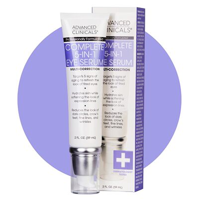 Advanced Clinicals Complete 5-in-1 Eye Serum, 59 ml