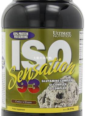Ultimate Nutrition ISO Sensation 93 Cookies n' Cream, 2lb