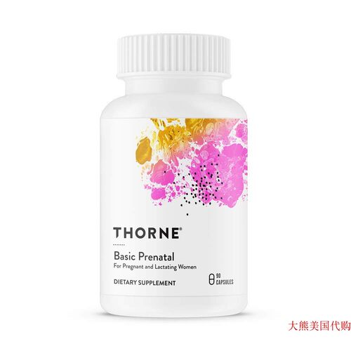 Thorne Research - Basic Prenatal - Folate Multivitamin