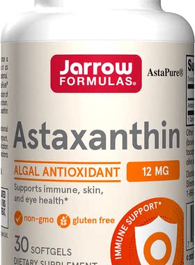 Jarrow Formulas Astaxanthin Algal Antioxidant, 30 Softgels