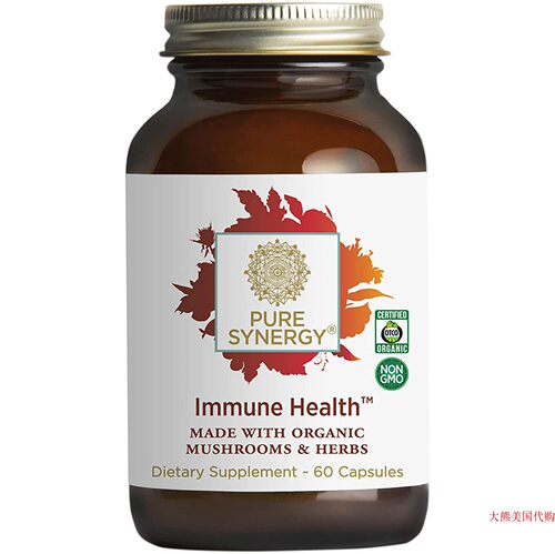 Pure Synergy Immune Health (60 Capsules) w/ Mushrooms