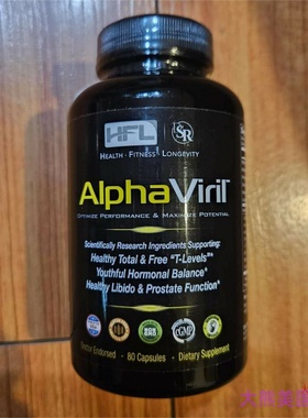 HFL AlphaViril Dr Sam Robbins Natural Testosterone Booster