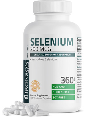 Bronson Selenium 200 mcg, Chelated Superior Absorption