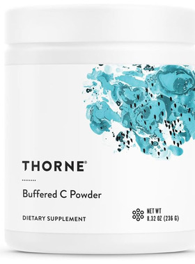 THORNE Buffered C Powder, Vitamin C, Calcium, Magnesium