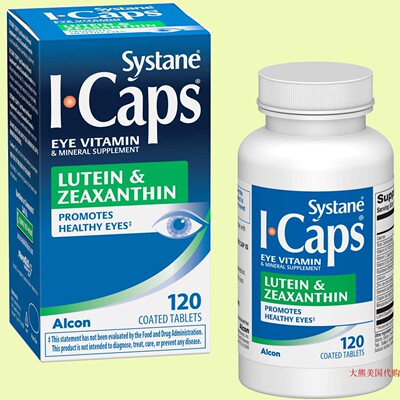 Systane ICaps Eye Vitamin & Mineral, Lutein & Zeaxanthin