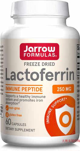 Jarrow Formulas Freeze Dried Lactoferrin, Immune Healthy