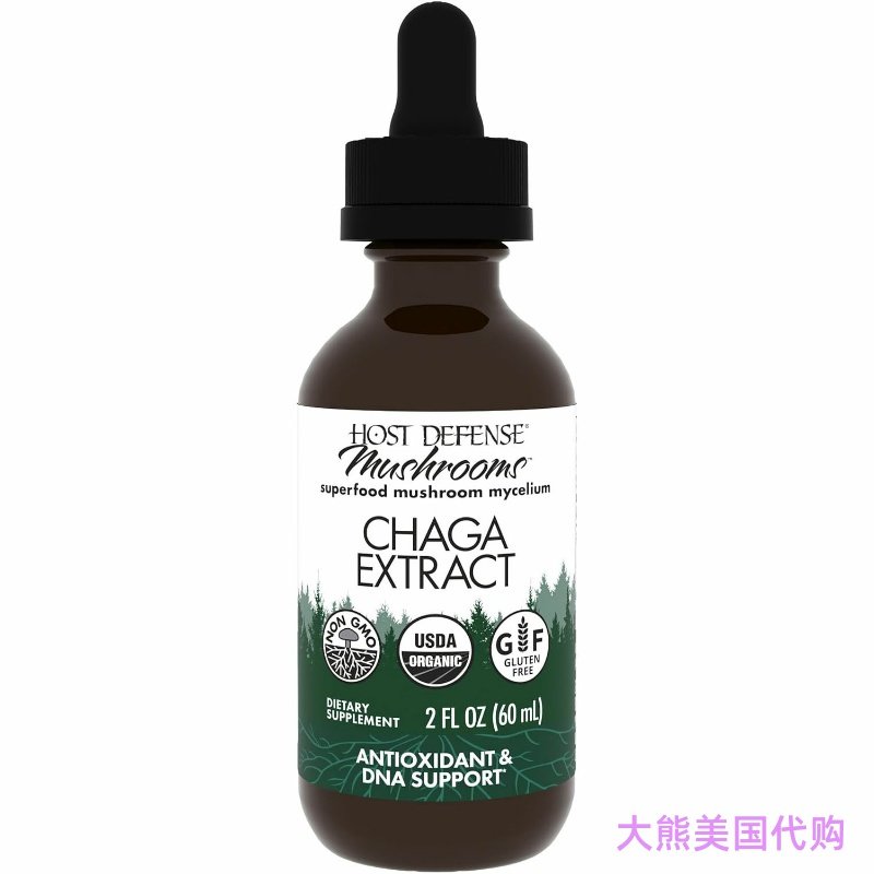 Host Defense Chaga Extract, Immune System Support Supplement