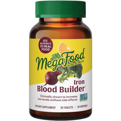 MegaFood Blood Builder - Iron Supplement Clinically Shown