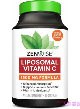 Zenwise Vitamin C Liposomal Ascorbic Acid, 60 capsules