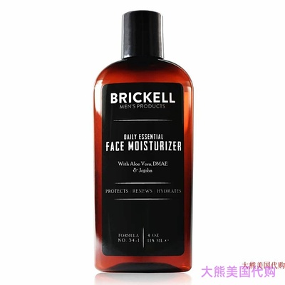 Brickell Men's Daily Essential Face Moisturizer 男士面部保湿