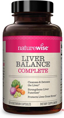 NatureWise Liver Balance Complete, Cleanses & Detoxes