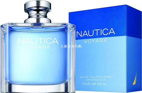 Nautica Voyage Eau de Toilette Spray for Men, 3.4 oz