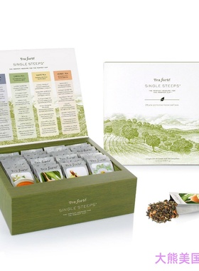 Tea Forté SINGLE STEEPS Loose Leaf TEA CHEST, 28 Pouches