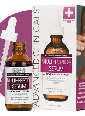 Advanced Clinicals Multi Peptides Anti-Wrinkle Face Serum