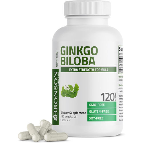 Bronson Ginkgo Biloba Extra Strength Formula, 120 Count