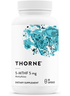 THORNE 5-MTHF 5mg, Methylfolate (Active B9 Folate)