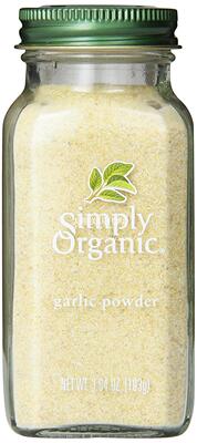 Simply Organic Garlic Powder Certified Organic, 3.64-Ounce