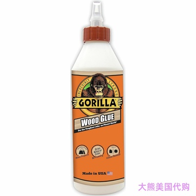 Gorilla Wood Glue, 18 Ounce, Natural Wood Color