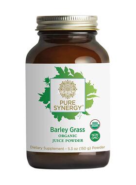 Pure Synergy USDA Organic Barley Grass Juice Powder (5.3 oz)