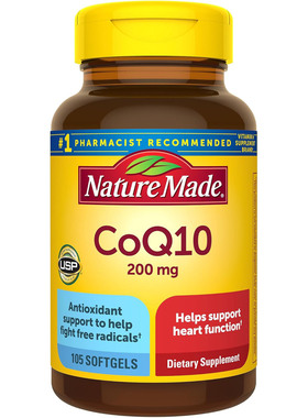 Nature Made CoQ10 200mg, Helps Support Heart Function