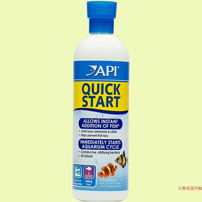 API Quick Start Nitrifying Bacteria for Fresh and Salt Water