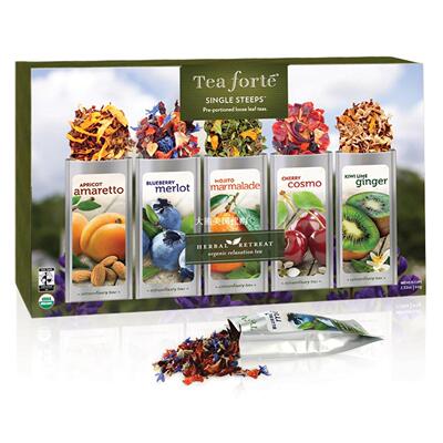 Tea Forté HERBAL RETREAT Single Steeps Tea Loose Leaf Tea