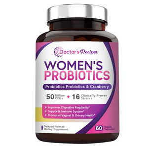 Doctor Strains Probiotic CFU Womens Recipes Billion
