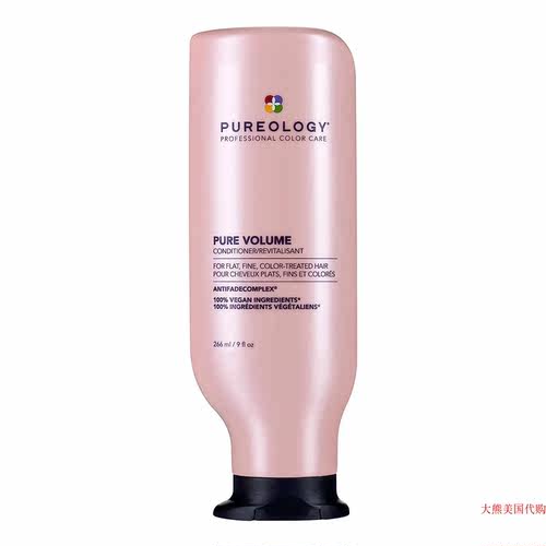 Pureology Pure Volume Conditioner, Flat, Color-Treated Hair