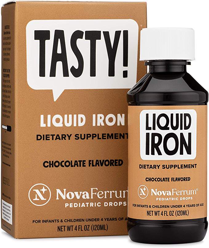NovaFerrum Pediatric Drops Liquid Iron Supplement for Infant - 实物图