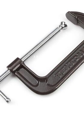 TEKTON 6-Inch Malleable Iron C-Clamp, 6-Inch Jaw Opening