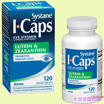 Systane ICaps Eye Vitamin & Mineral, Lutein & Zeaxanthin