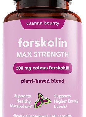Vitamin Bounty Forskolin Coleus Forskohlii Extract, 60 Caps