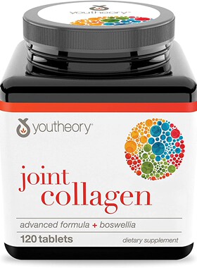 Youtheory Joint Collagen Advanced with Boswellia, 120 Count
