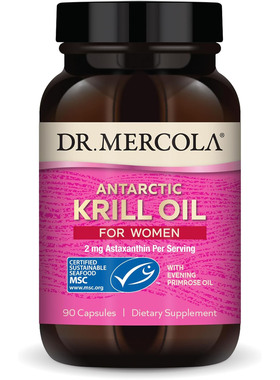 Dr. Mercola Antarctic Krill Oil for Women, 60 Capsules