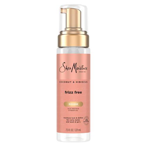 SheaMoisture Coconut and Hibiscus Frizz Free Mousse, 7.5 oz