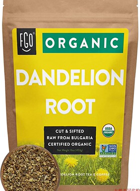 FGO Organic Dandelion Root by Feel Good Organics, 1 lb