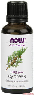 NOW Foods Cypress Essential Oil, 1-Fluid Ounce 柏树精油