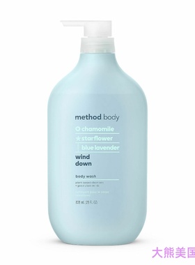 Method Body Wash, Wind Down 沐浴露 828 ml